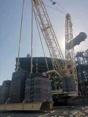 匠心吊运展实力，石化四建助力宝来石化项目高效推进